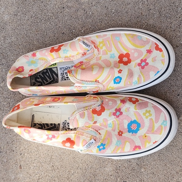 Vans Multicolor Floral Slip-Ons - Picture 6 of 7